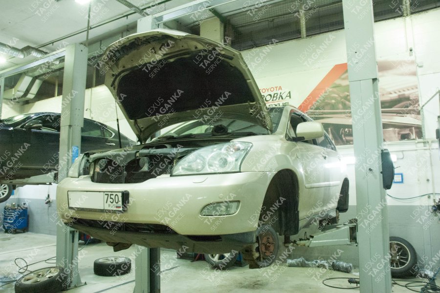 Замена пневмы на пружины Lexus RX 2 - Фото 1