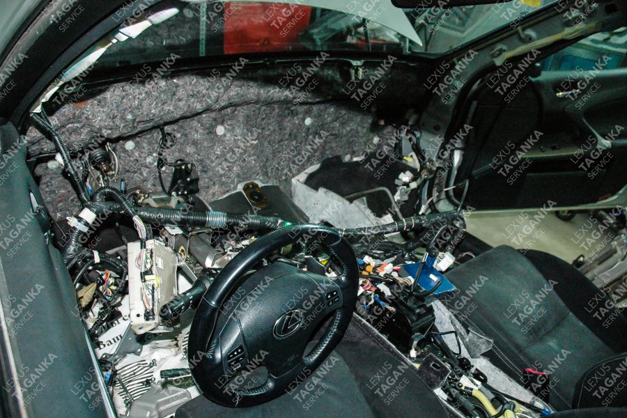 Замена радиатора салона на Lexus IS 250 - фото 11